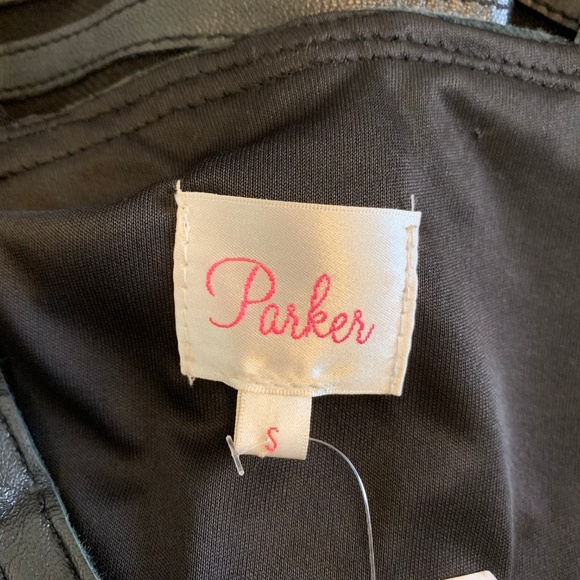 *FINAL* PARKER - NWT Strappy Leather & Mesh Dress - Picture 7 of 7